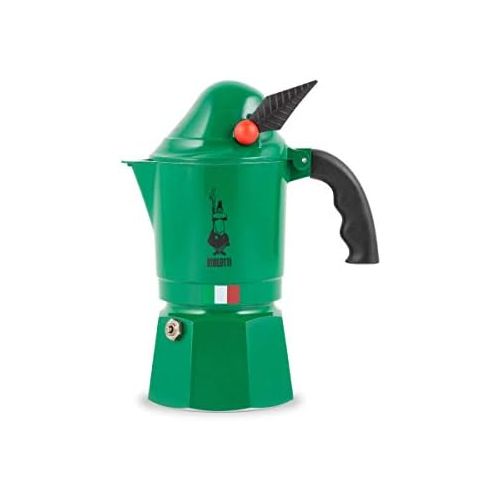  [아마존베스트]Bialetti Moka Express Alpina 2762 Espresso Maker Aluminium Green