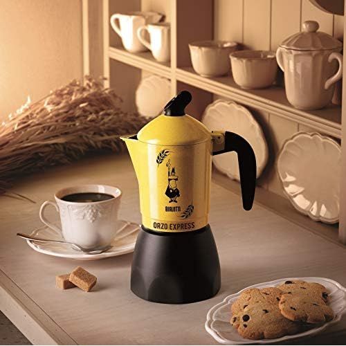  [아마존베스트]Bialetti New Barley Maker for 2 Cups, Aluminum, Yellow