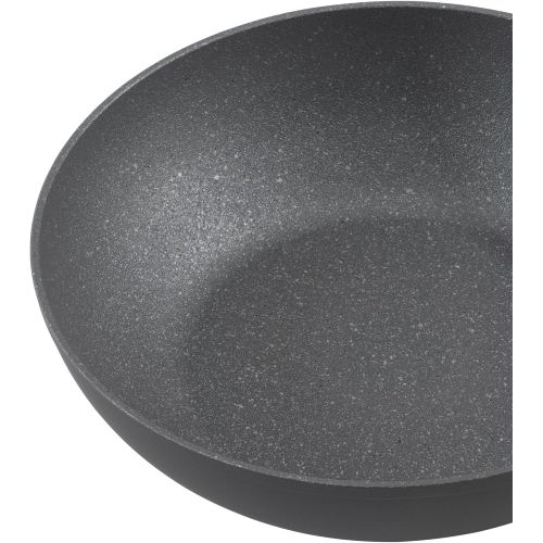  Bialetti Impact, 07559, textured nonstick surface, oil distribution,10 piece cookware set, gray