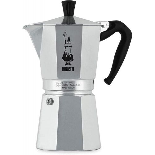  Bialetti 1166 Moka Express Export Espresso Maker, Silver