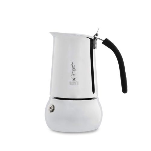  Bialetti Kitty Coffee Maker, Stainless Steel (4 Cups)