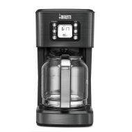 Bialetti (35041) 14-Cup Glass Carafe Coffee Maker, Black Stainless Steel