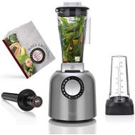 bianco di puro Hochleistungsmixer Puro S inkl. AufsatzTri-Set Smoothie Maker 8 Mixprogramme 2 Liter Mixbehalter BPA-frei