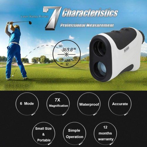  Biback 600M Golf Rangefinder Ranging Telescope Angle Speed Measure Altimeter Golf Rangefinder with Pinsensor Distance Speed Measurement Range Finder