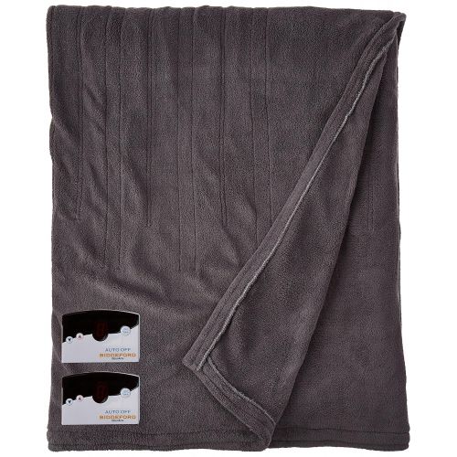  Biddeford 2024-905291-901 Electric Heated Blanket, King, Gray