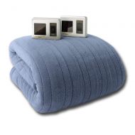 Biddeford 2023-905291-633 Electric Heated Knit MicroPlush Blanket, Queen, Sage