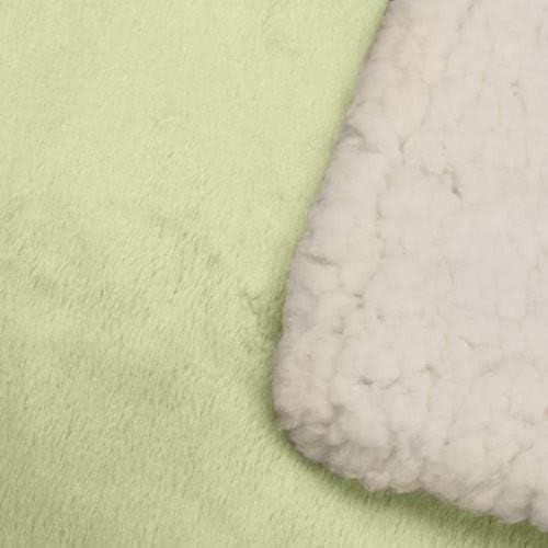  Biddeford 6003-9051136-635 Electric Heated Micro MinkSherpa Blanket, Queen, Sage