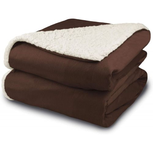  Biddeford 6003-9051136-635 Electric Heated Micro MinkSherpa Blanket, Queen, Sage