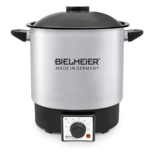  [아마존베스트]Bielmeier 990023Halbautomat 9Litres/Stainless Steel Preserving/Without Outlet/1000W