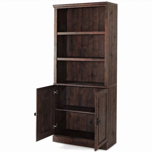  Big Shelving Unit, 3 Shelves, Premium Quality, Walnut Color, Durable and High Resistant Construction, Eye-catching, Ideal for Any Room, Stylish & Modern Design, Storage, Easy Assem