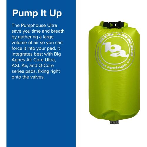  Big Agnes Pumphouse Ultra Multi-Use Sleeping Pad Pump