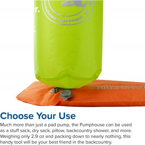  Big Agnes Pumphouse Ultra Multi-Use Sleeping Pad Pump