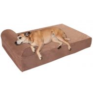 Big Barker 7 Pillow Top Orthopedic Dog Bed for Large and Extra Large Breed Dogs (Headrest Edition)