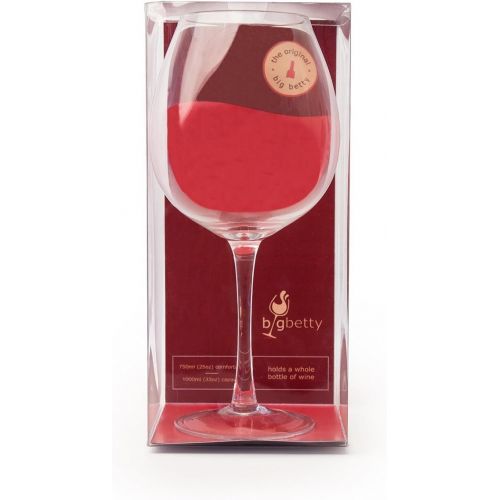  [아마존베스트]Big Betty XL Premium Jumbo Wine Glass, Holds a Whole Bottle of Wine, 750ml Capacity