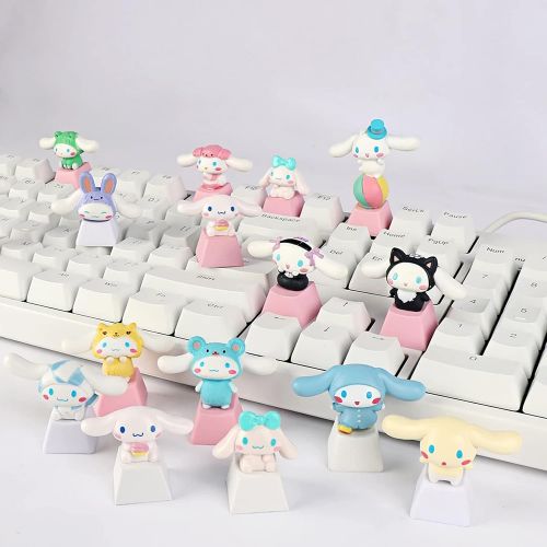  Big Chic Novelty Keycaps Gaming Accessories Mechanical Keyboard Keycap Personality Design Cartoon Cherry MX Axis Anim Keycap (Single R4 Keys (KIT 3)