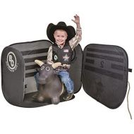 [아마존베스트]Big Country Toys Lil Bucker & PBR Chute Combo - Kids Hopper Toy - Bull Riding Toy - Rodeo Toys - PBR Bouncy Bull - PBR Bucking Chute