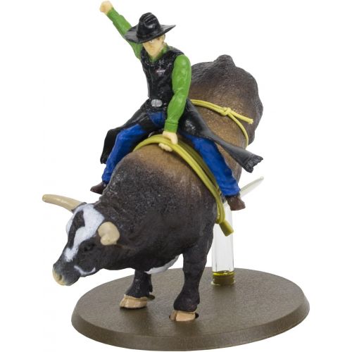  Big Country Toys PBR Bushwhacker Rodeo Bull with Rider - 1:20 Scale - Bull Riding Figurine - Bushwhacker The Bull - Collectible