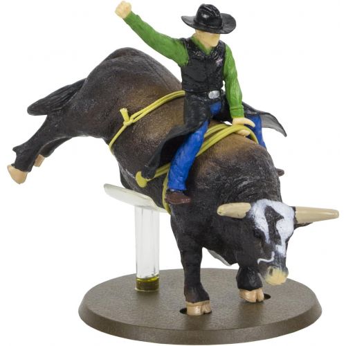  Big Country Toys PBR Bushwhacker Rodeo Bull with Rider - 1:20 Scale - Bull Riding Figurine - Bushwhacker The Bull - Collectible