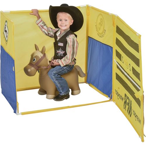  Big Country Toys Lil Bucker Horse - Kids Inflatable Bouncy Horse - Hopper Horse with Bridle & Reins - Horse Riding Toys - Farm Toys - Rodeo Toys