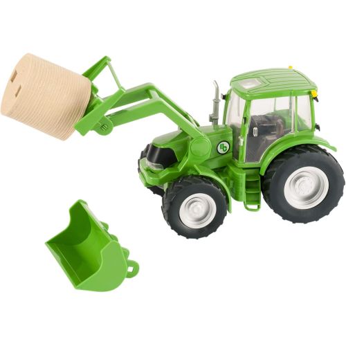  Big Country Toys Hay Baling Set - 1:20 Scale - Toy Hay Baling Set - Toy Farm Vehicles - Toy Tractor - Toy Flatbed Truck - Toy Hay Bales