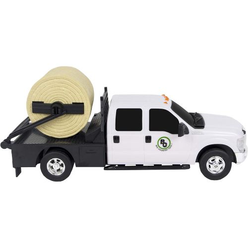  Big Country Toys Hay Baling Set - 1:20 Scale - Toy Hay Baling Set - Toy Farm Vehicles - Toy Tractor - Toy Flatbed Truck - Toy Hay Bales