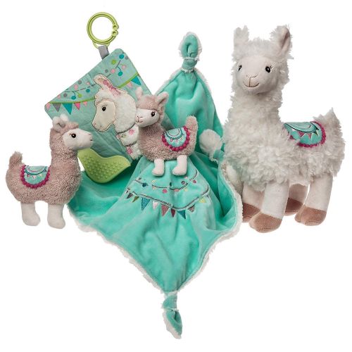  Big Dream Llama Baby Toy Bundle by Mary Meyer with Rattle and Blanket Lovey and Mini Gift Card