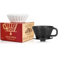 [아마존베스트]Big Joe Coffee - Pour Over Coffee Maker, Dripper Funnel Cone, Extra Large, 18 Cups, 75oz With 50 Filters