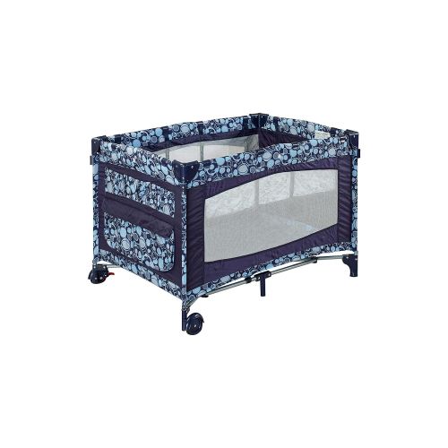  Big Oshi Portable Playard Deluxe Bundle - Nursery Center With Canopy Net Topper - Medium Size -...