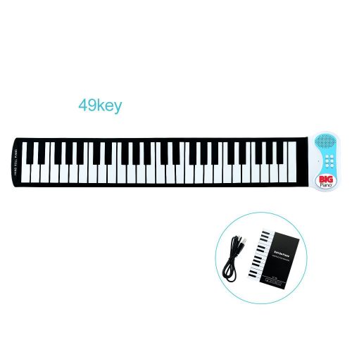  Big Piano Flexible Roll Up Folding Portable Piano - 49 Keys - BIG Piano Finger Edition