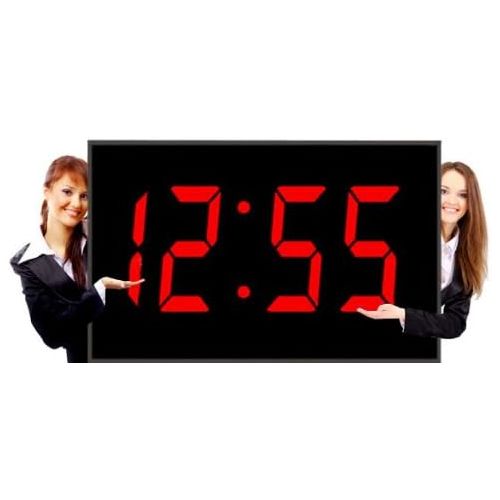  Big Time Clocks Giant 8 Numbers LED Digital Clock with Remote