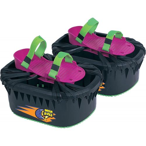  Big Time Toys Moon Shoes Bouncy Shoes - Mini Trampolines For your Feet - One Size, Black, New and improved