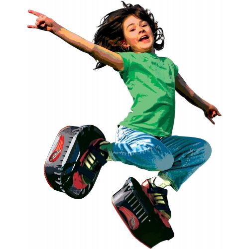  Big Time Toys Moon Shoes Bouncy Shoes - Mini Trampolines For your Feet - One Size, Black, New and improved