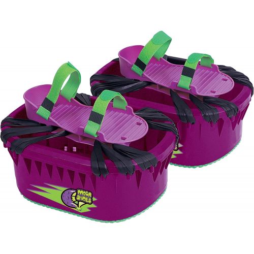  Big Time Toys Moon Shoes Bouncy Shoes - Mini Trampolines For your Feet - One Size, Black, New and improved