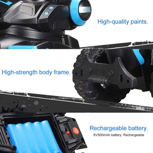  Big-timeRemote Control Trucks,Monster RC Car Off Road Vehicle 2.4GHz Radio Remote Control Car High Speed Racing Climbing Car,Water Spray Function,Gift for Boys