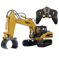 Big-Daddy Super Powerful Functional DIE-CAST Remote Control Excavator timber Grabber