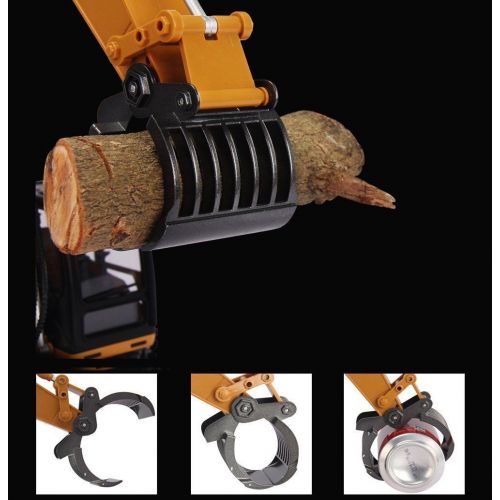  Big-Daddy Super Powerful Functional DIE-CAST Remote Control Excavator timber Grabber