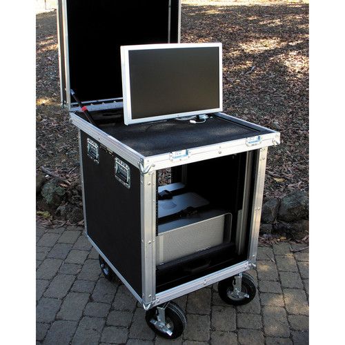  BigFoot Roadie Cube 14RU Breakdown Style Cart for MacPro