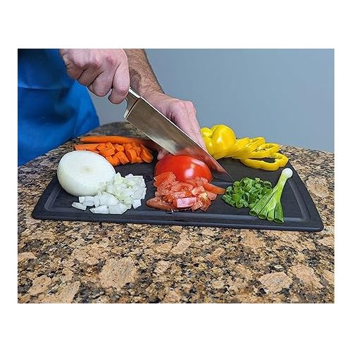  Chef's Epicurean Slate Wood 16x11 Inch Cutting Board