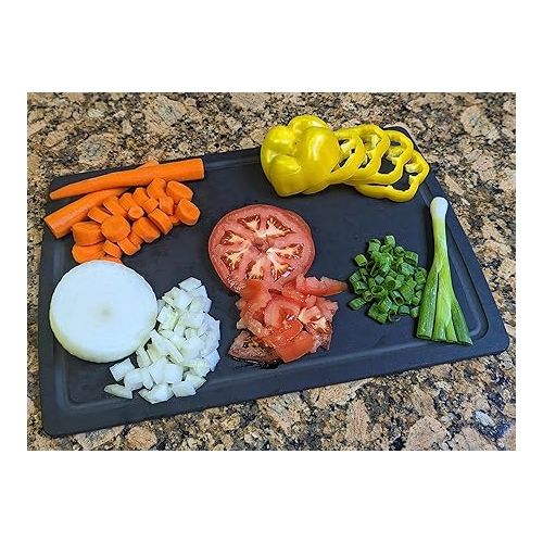  Chef's Epicurean Slate Wood 16x11 Inch Cutting Board