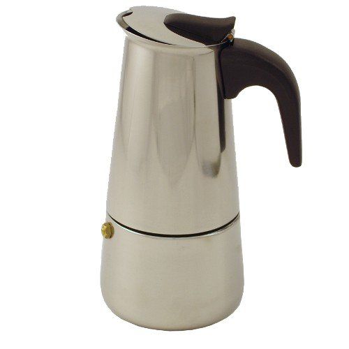  BigKitchen 6 Cup Stainless Steel Moka Espresso Maker