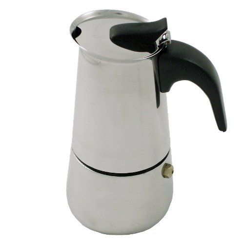  BigKitchen Stainless Steel Italian Style Espresso Maker, 2 Cup