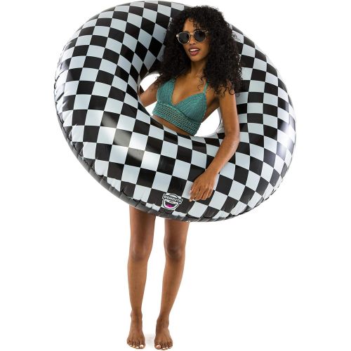  BigMouth Inc. Checker Pool Float  Over 3 Foot Pool Float, Durable Inflatable Vinyl Summer Pool or Beach Toy, Makes a Great Gift Idea