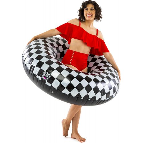  BigMouth Inc. Checker Pool Float  Over 3 Foot Pool Float, Durable Inflatable Vinyl Summer Pool or Beach Toy, Makes a Great Gift Idea