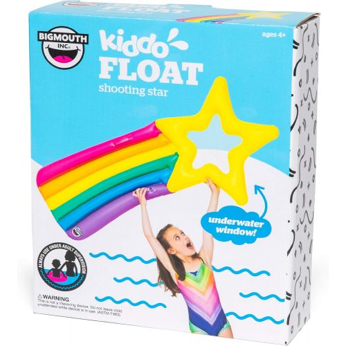  BigMouth Inc. Kiddo Float, Inflatable Shooting Star Pool Raft, Durable, and Safety-Tested Vinyl, Includes Patch Kit, 5 Long