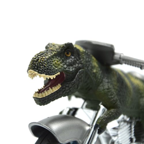  BigNoseDeer Dinosaur Motorcycle Toys - Animal Friction Motorcycles Toys Dinosaurs Tyrannosaurus T Rex 7.1 x 4