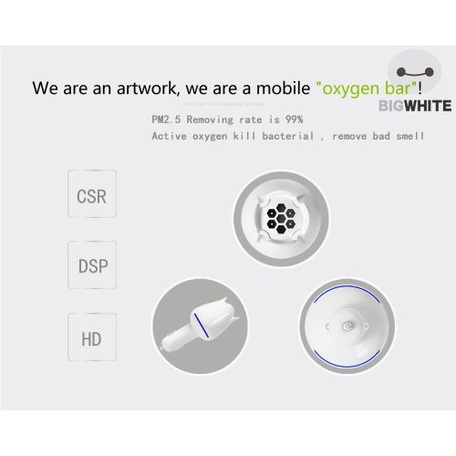  BigWhite Bigwhtie 86-2 Mini Plug-in Ionic Car Air Purifier from China Fresh air Ionizer Auto Ionic Car Air Purifier