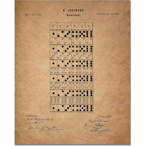  BigWig Prints Board Games Patent Wall Art Prints - Set of 6 Vintage Family Board Games Photos