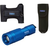 Bigblue CF450 Adjustable-Beam Dive Light (Diving Glove, Pouch, Blue)