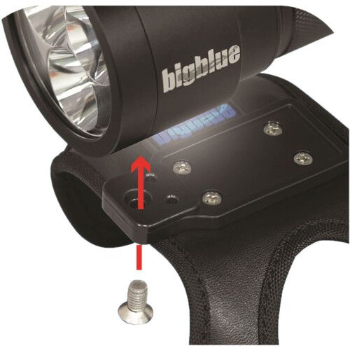  Bigblue VTL2900P Wide/Narrow Dual Beam Rechargeable Dive Light (Pink)