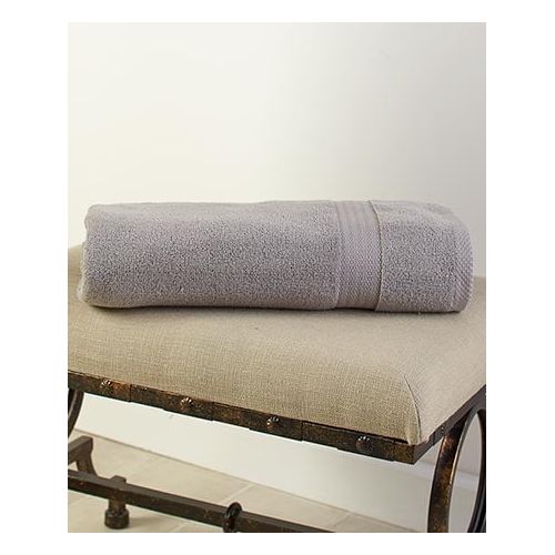  Bigbolo 34 x 68 Oversized Zero Twist Cotton Bath Sheets (Platinum)